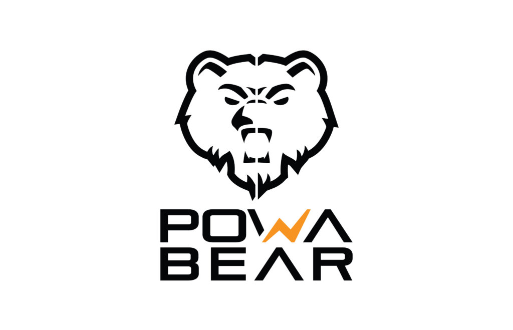 Powabear Logo White Background